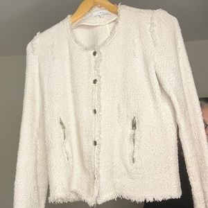 IRO Classic Cropped Ivory Jacket